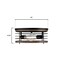 Westinghouse Fixture Ceiling LED Flush-Mount 60W 2-Light Ackton 13In, Matte Black Barnwood 6125000 - alternate 8